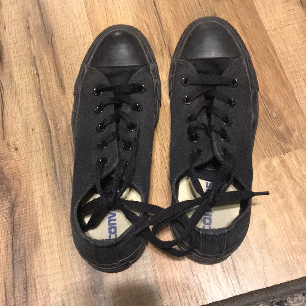 Converse black sneakers